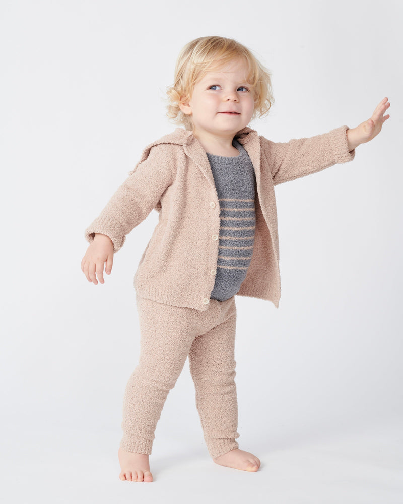 7AM Enfant - Hooded Cardigan - Fuzzy