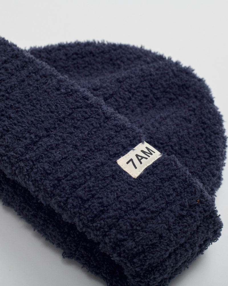 7AM - Ribbed Beanie - Fuzzy