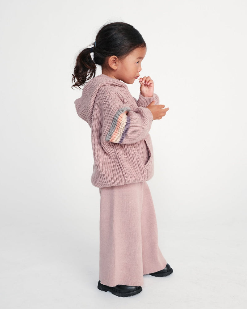 7AM - Hooded Boxy Sweater - Chunky