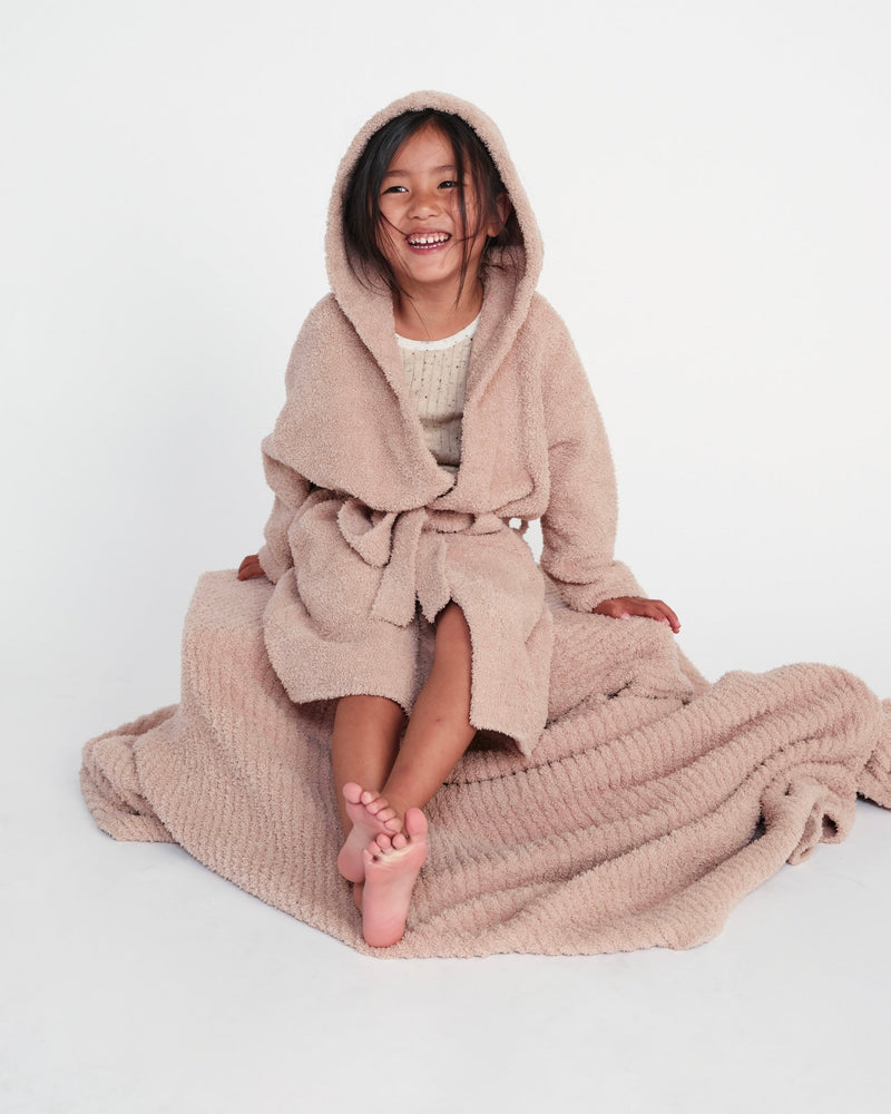 7AM - Cushy Ribbed Blanket - Fuzzy