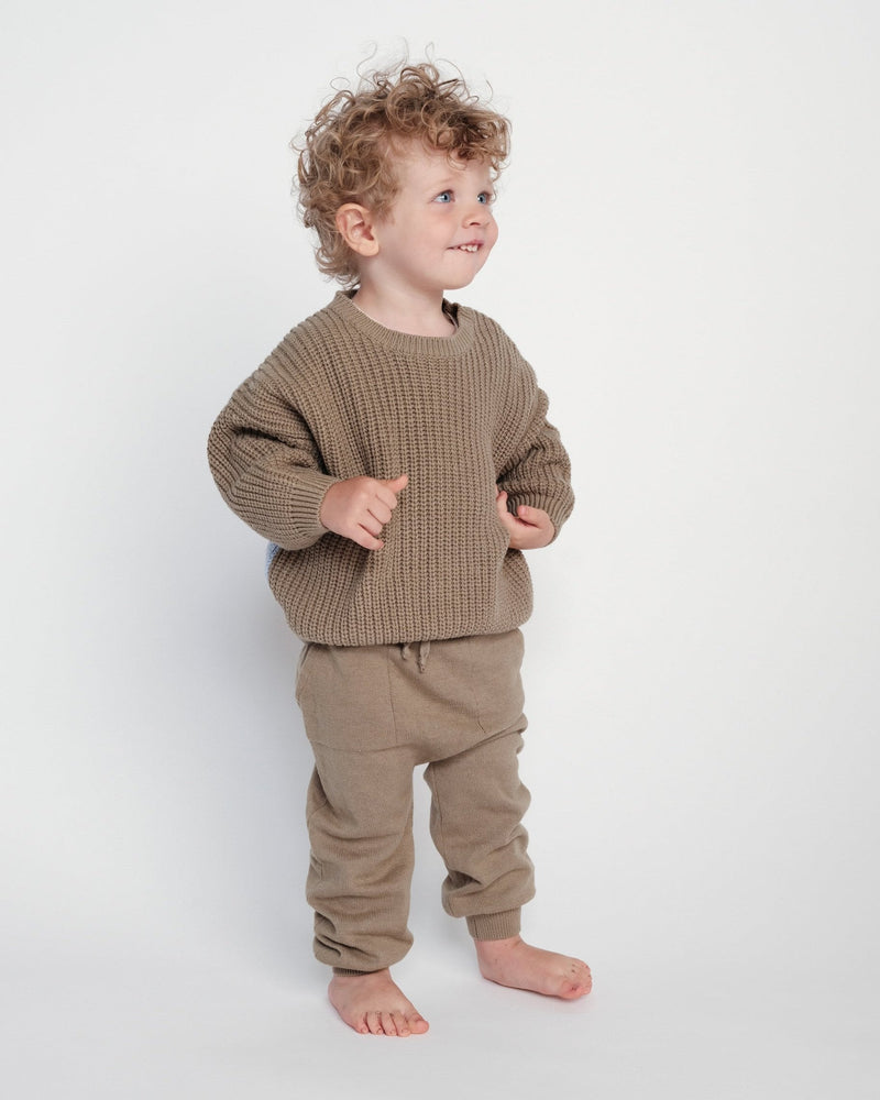 7AM Enfant - Joggers côtelés épais