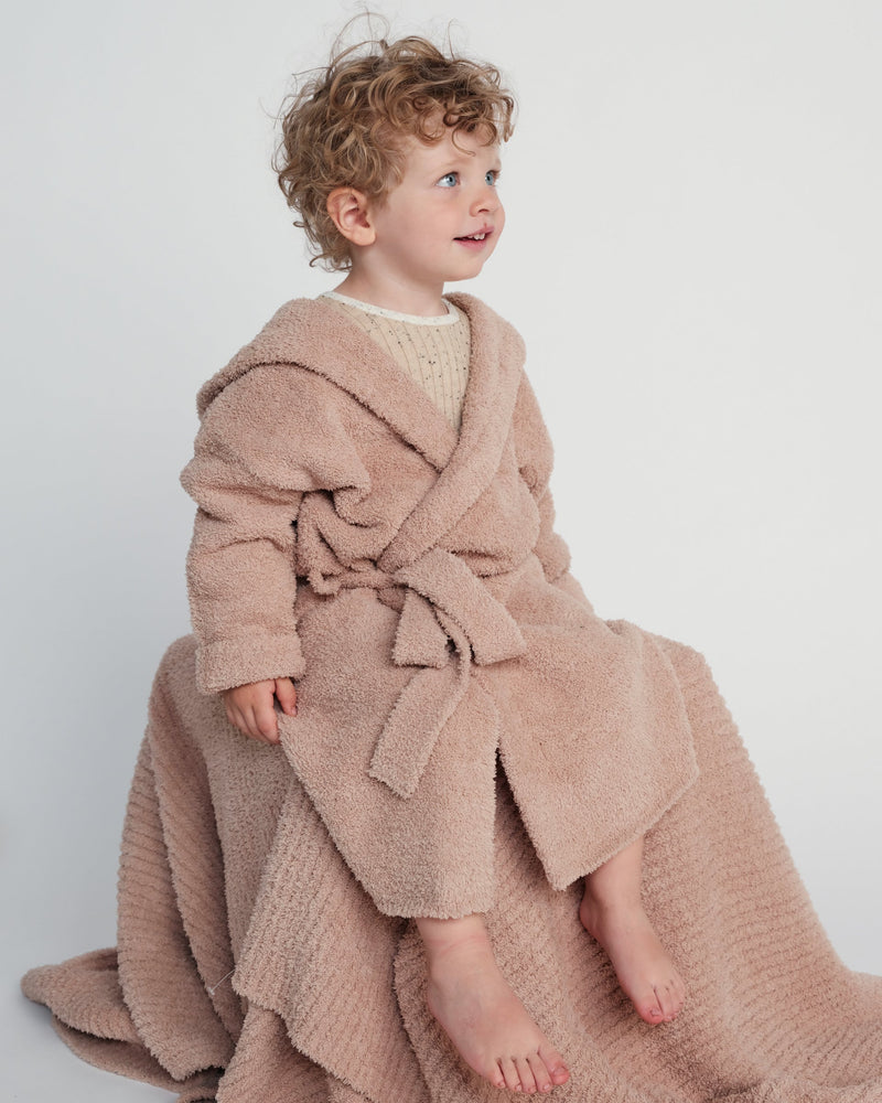 7AM - Cushy Ribbed Blanket - Fuzzy