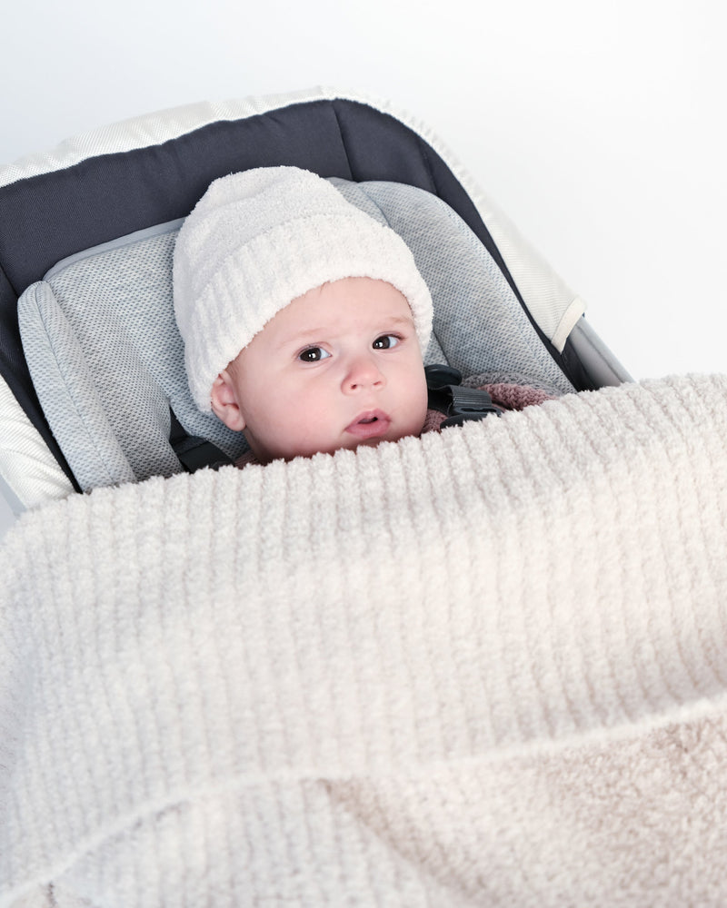 7AM - Cushy Ribbed Blanket - Fuzzy