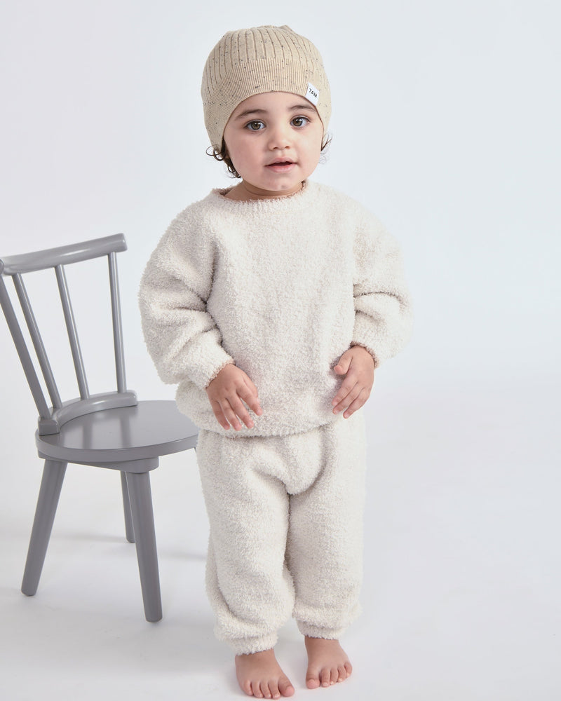 7AM - Boxy Sweater - Fuzzy