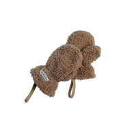 7AM - Baby Booties - Teddy | Teddy Plush Booties Cozy Soft Knit Infant Footwear Mother & Baby 0 - 6M