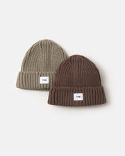 7AM - Beanie - Chunky Mother & Baby Ash Rose One Size Adult