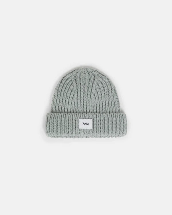 7AM - Beanie - Chunky Mother & Baby Mirage 0 - 6M