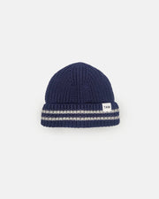 7AM - Beanie - Chunky Tennis | Knit Beanie Collection for Babies and Kids Mother & Baby Navy Pearl Grey 0 - 6M