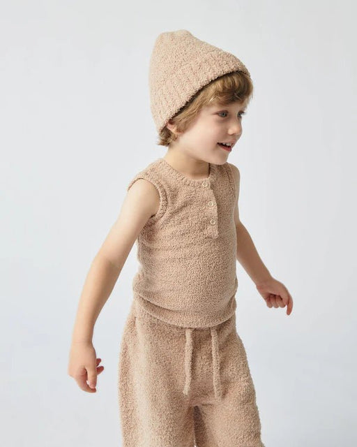 7AM - Beanies - set of 2 - Ash Rose, Ecru - 0 - 6M Mother & Baby