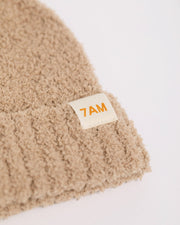 7AM - Beanies Set of 2 - Fuzzy | Cozy Knit Hat Collection for Babies & Kids Mother & Baby Pecan, Amber One Size Kids
