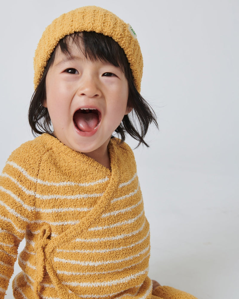 7AM - Beanies Set of 2 - Fuzzy | Cozy Knit Hat Collection for Babies & Kids Mother & Baby Pecan, Amber One Size Kids