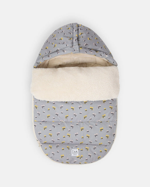 7AM - BenjiPOD - Prints Sherpa | Baby Sleep Pod for Infants and Toddlers Compatible with Strollers Mother & Baby 0 - 18M Autumn Blossom