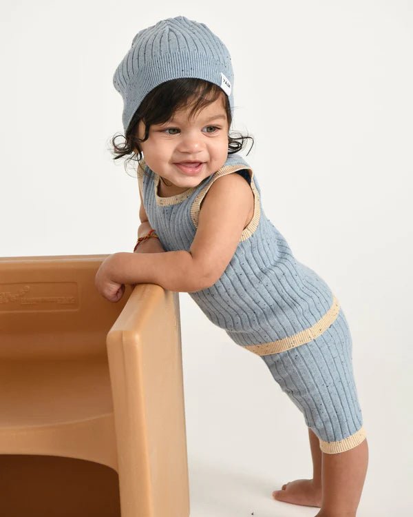 7AM - Biker Shorts - Hug Me Mother & Baby Heather Grey 0 - 3M