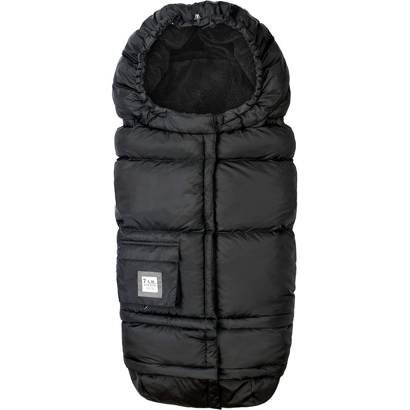 7AM - Blanket 212 evolution - Plush - One Size 6M - 4T Mother & Baby Black Plush