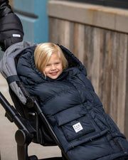 7AM - Blanket 212 evolution - Plush - One Size 6M - 4T Mother & Baby Navy