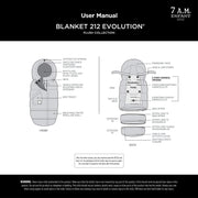 7AM - Blanket 212 evolution - Polar Mother & Baby Black Polar