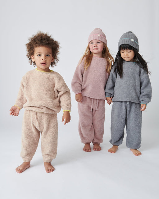 7AM - Boxy Sweater - Fuzzy Mother & Baby Ash Rose 1 - 3M