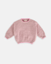 7AM - Boxy Sweater - Fuzzy Mother & Baby Ash Rose 1 - 3M