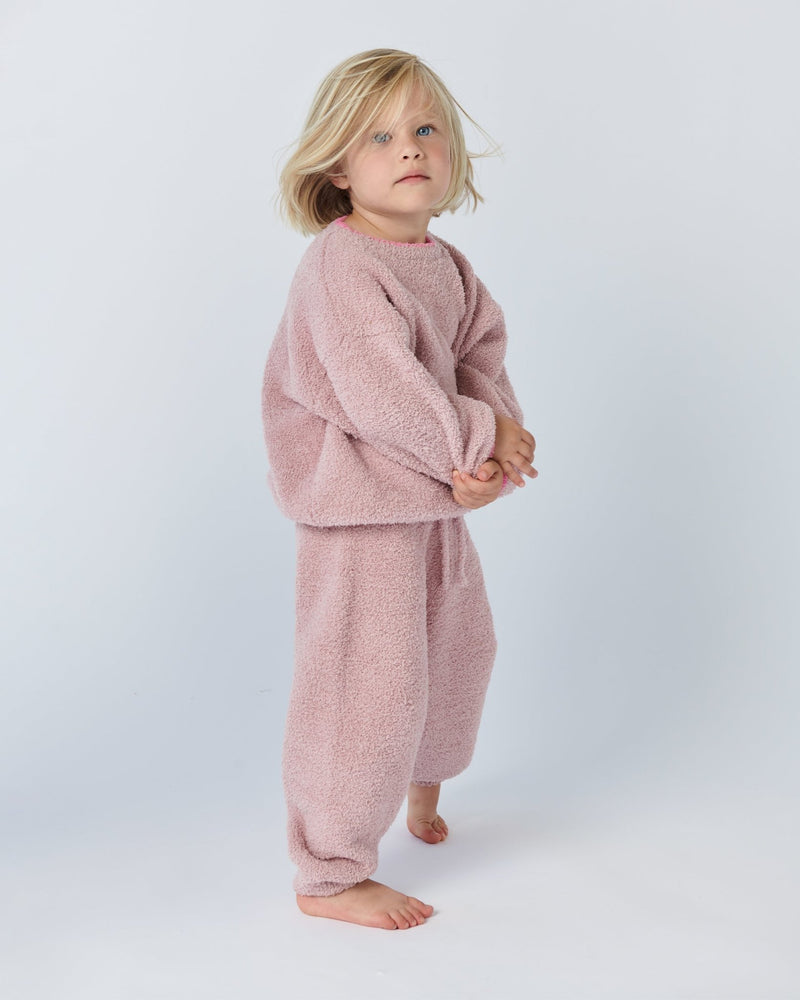 7AM - Boxy Sweater - Fuzzy Mother & Baby Ash Rose 1 - 3M