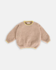 7AM - Boxy Sweater - Fuzzy Mother & Baby Pecan 1 - 3M
