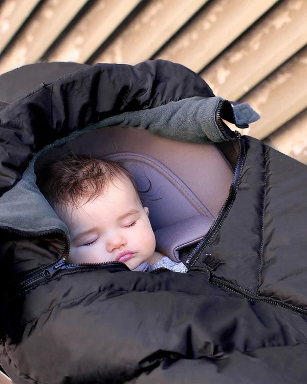 7AM - Car Seat Cocoon - Navy - 0 - 12M Mother & Baby