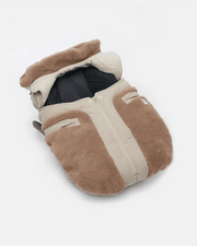 7AM - Car Seat Cocoon - Oat, Applique Cacao - 0 - 12M Mother & Baby
