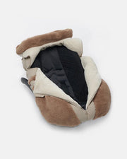 7AM - Car Seat Cocoon - Oat, Applique Cacao - 0 - 12M Mother & Baby