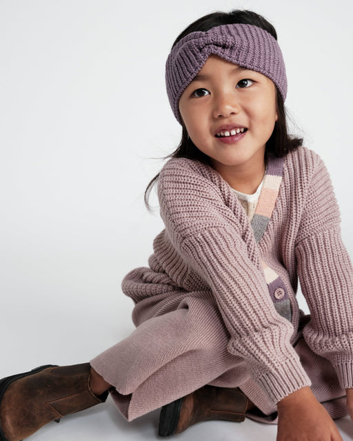7AM - Cardigan Chunky Apparel & Accessories Ash Rose 6 - 12M