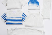 7AM - Cardigan - Ribbed Mother & Baby Seashell 12 - 18M