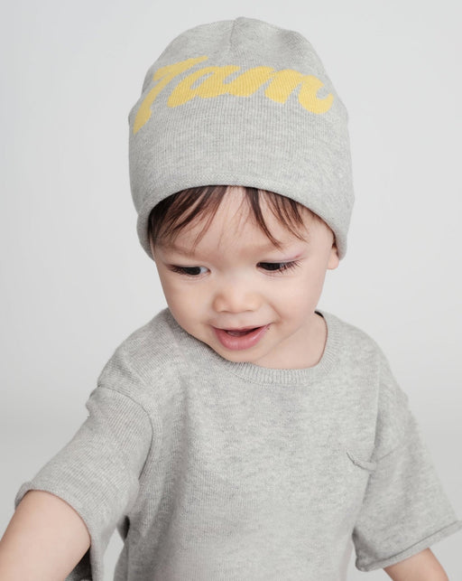 7AM - Cotton Beanie | Cozy Stretch Knit Beanie for Babies, Toddlers and Kids Mother & Baby Heather Grey 0 - 6M