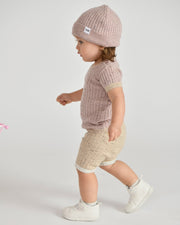 7AM - Cotton Beanie Mother & Baby Ash Rose 18 - 24M