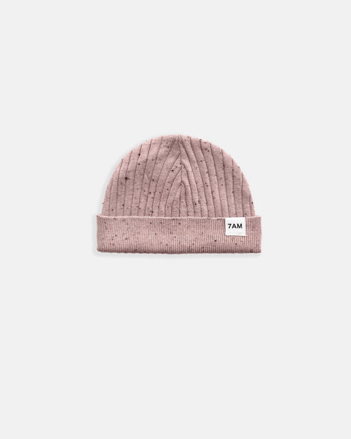 7AM - Cotton Beanie Mother & Baby Ash Rose 18 - 24M