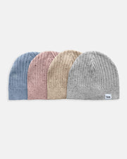 7AM - Cotton Beanie Mother & Baby Heather Grey 0 - 6M
