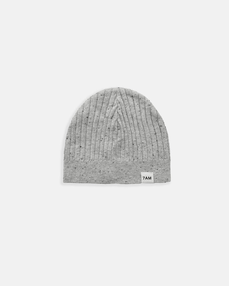 7AM - Cotton Beanie Mother & Baby Heather Grey 18 - 24M