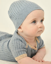 7AM - Cotton Beanie Mother & Baby Lake Blue 18 - 24M