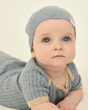 7AM - Cotton Beanie Mother & Baby Lake Blue 18 - 24M