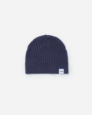 7AM - Cotton Beanie Mother & Baby Navy 0 - 6M