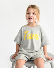 7AM - Cotton Slouchy Shorts | Baby & Toddler Shorts Apparel & Accessories Heather Grey 6 - 12M