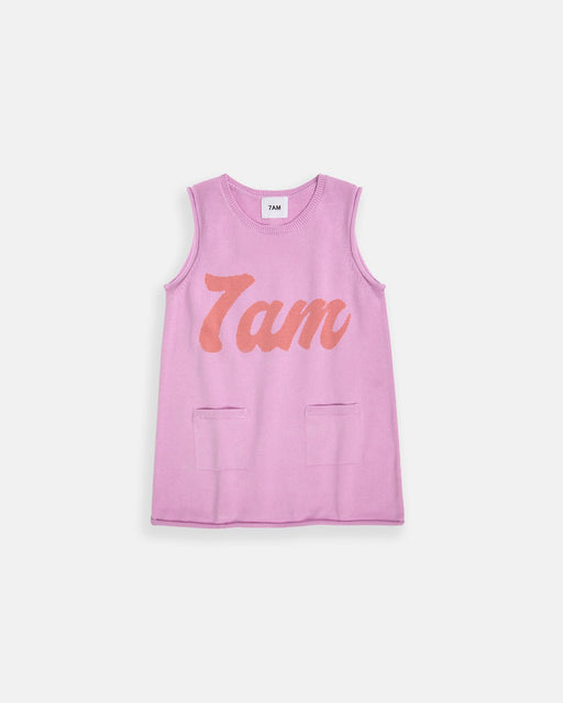 7AM - Dress Boxy | Baby & Toddler Dress Apparel & Accessories Pink 12 - 18M