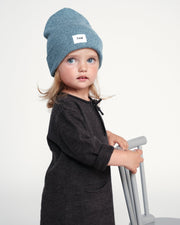 7AM - Heather Beanie Mother & Baby Aqua 0 - 6M