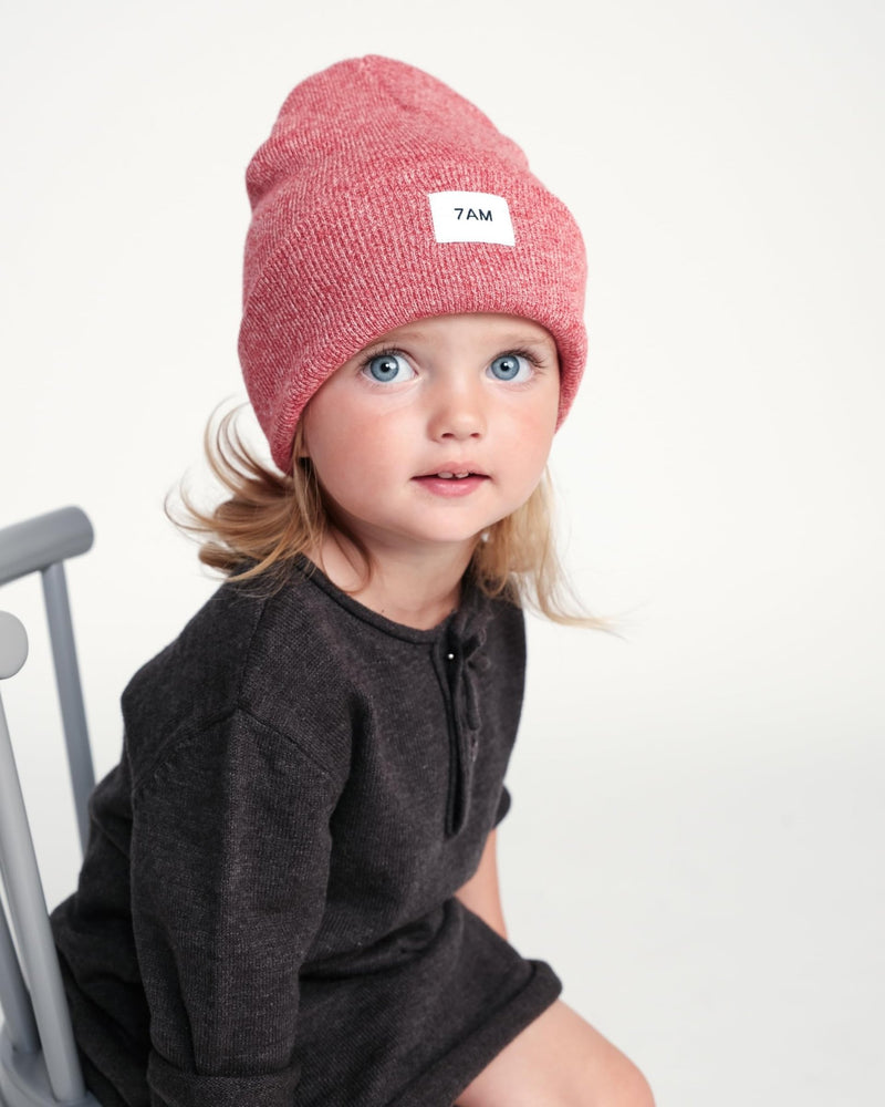 7AM - Heather Beanie Mother & Baby Aqua 0 - 6M