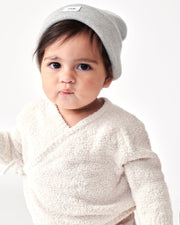 7AM - Heather Beanie Mother & Baby Aqua 0 - 6M