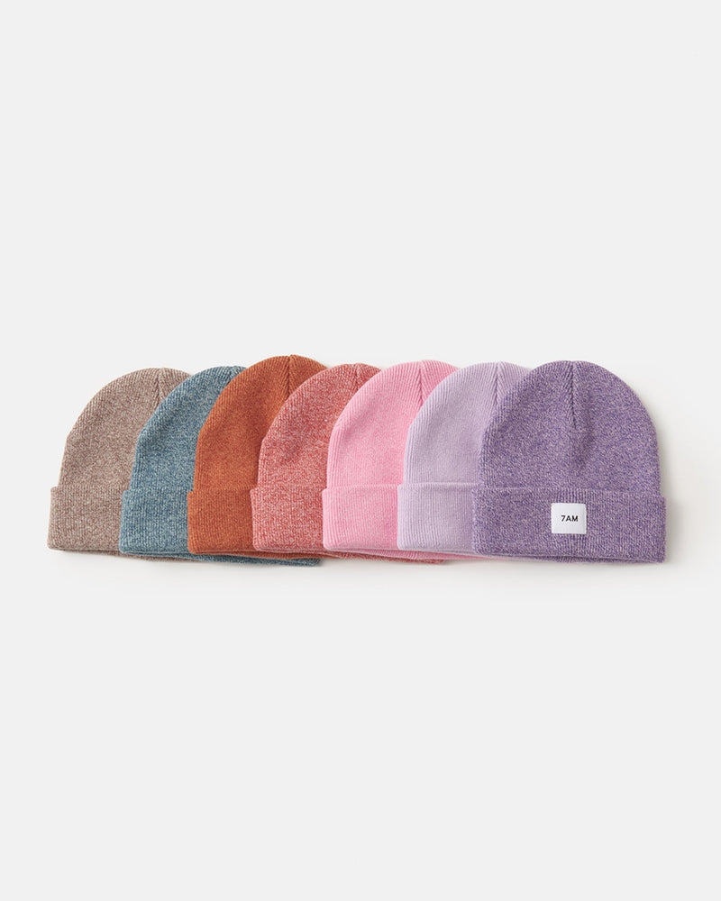 7AM - Heather Beanie Mother & Baby Aqua 0 - 6M