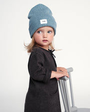 7AM - Heather Beanie Mother & Baby Aqua 0 - 6M