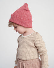 7AM - Heather Beanie Mother & Baby Aqua 0 - 6M