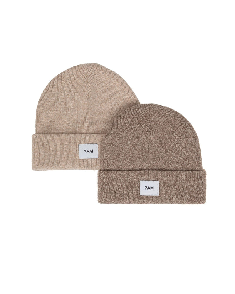 7AM - Heather Beanie Mother & Baby Aqua 0 - 6M