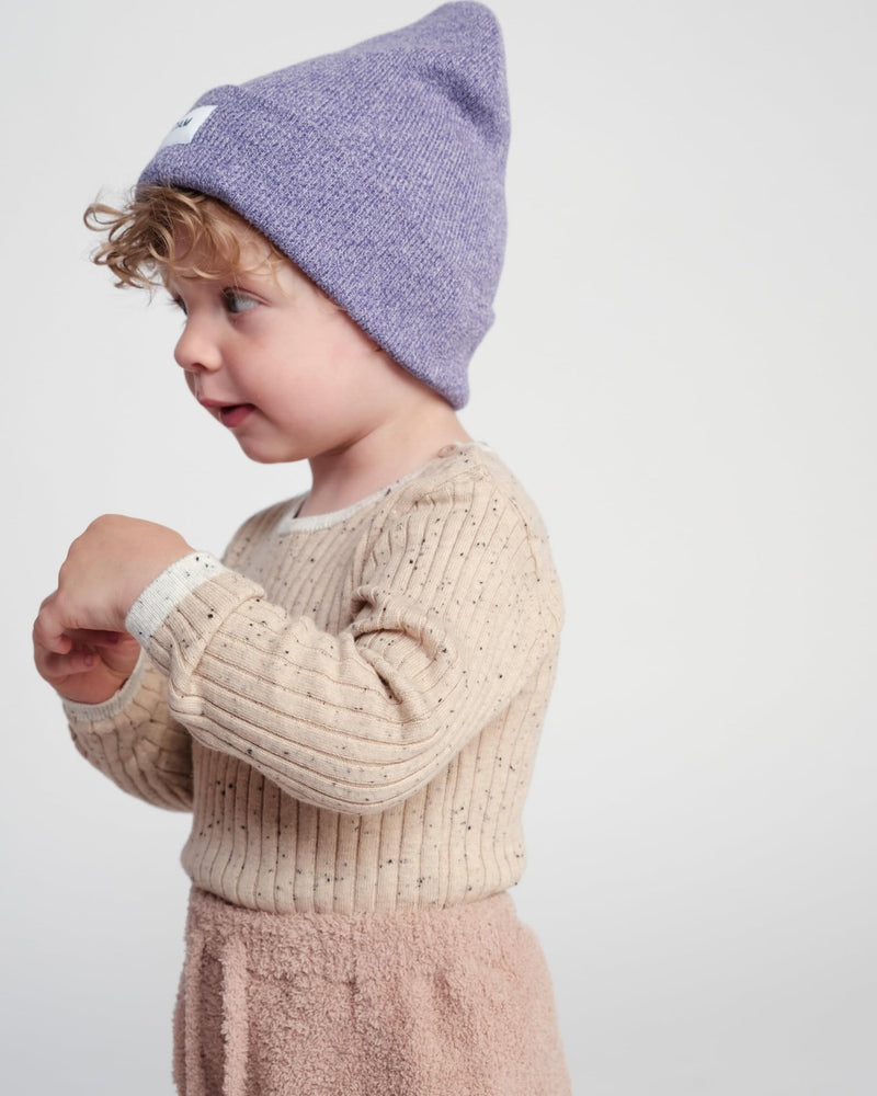 7AM - Heather Beanie Mother & Baby Aqua 0 - 6M