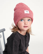 7AM - Heather Beanie Mother & Baby Aqua 0 - 6M