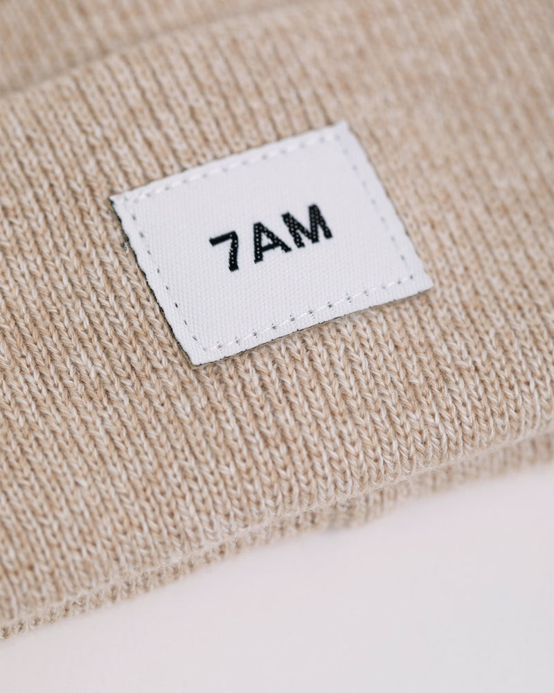 7AM - Heather Beanie Mother & Baby Aqua 0 - 6M