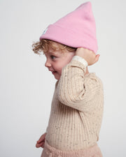 7AM - Heather Beanie Mother & Baby Aqua 0 - 6M